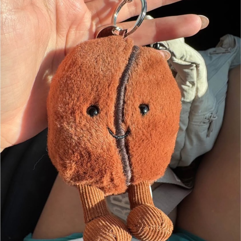 Jellycat Keychain Coffee Bean